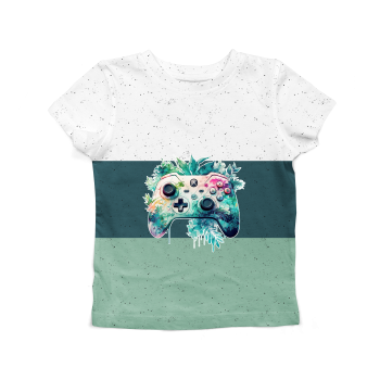 Bügelbild - " Headphones - mint "